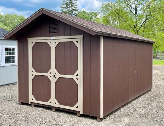 10 x 16 Peak Style Shed Front Entry in Binghamton