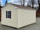 10 x 16 Peak Style Shed Front Entry - Vinyl 